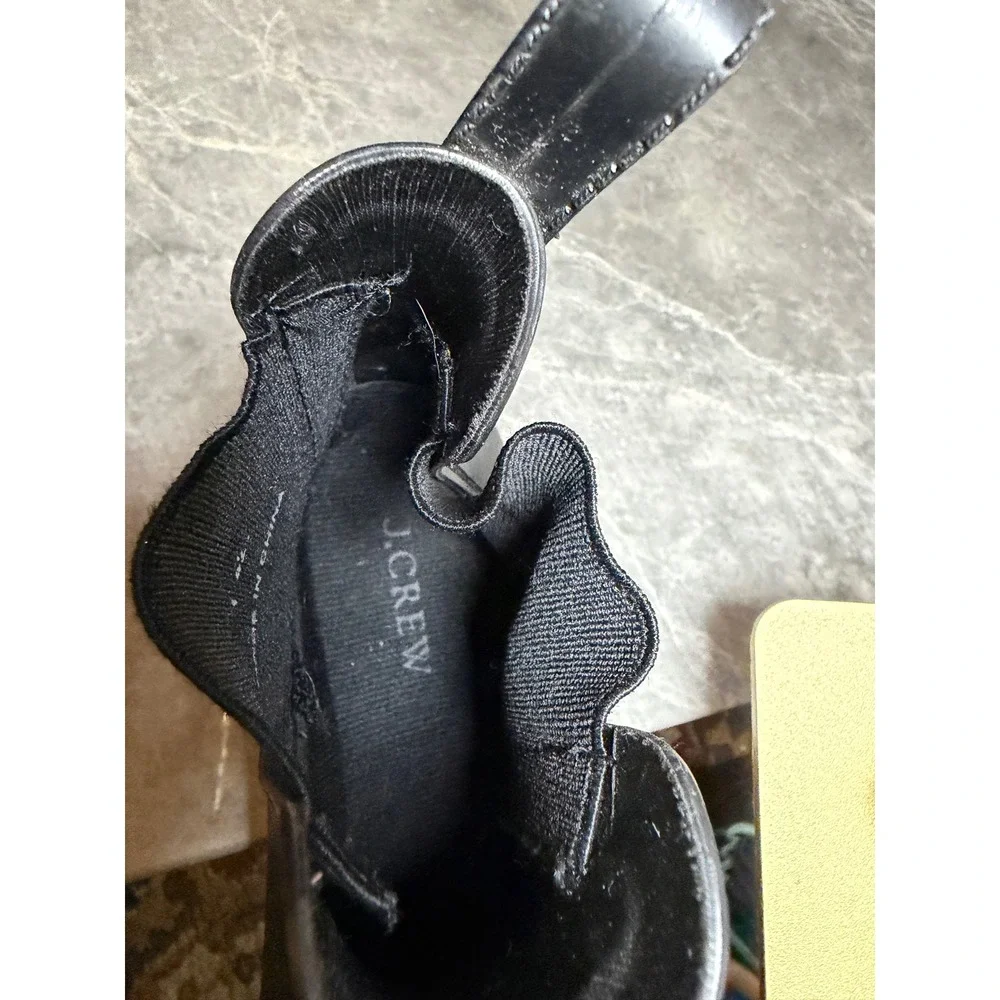 J.Crew | Matte Black Chelsea Rain Boots | 7 || Black|